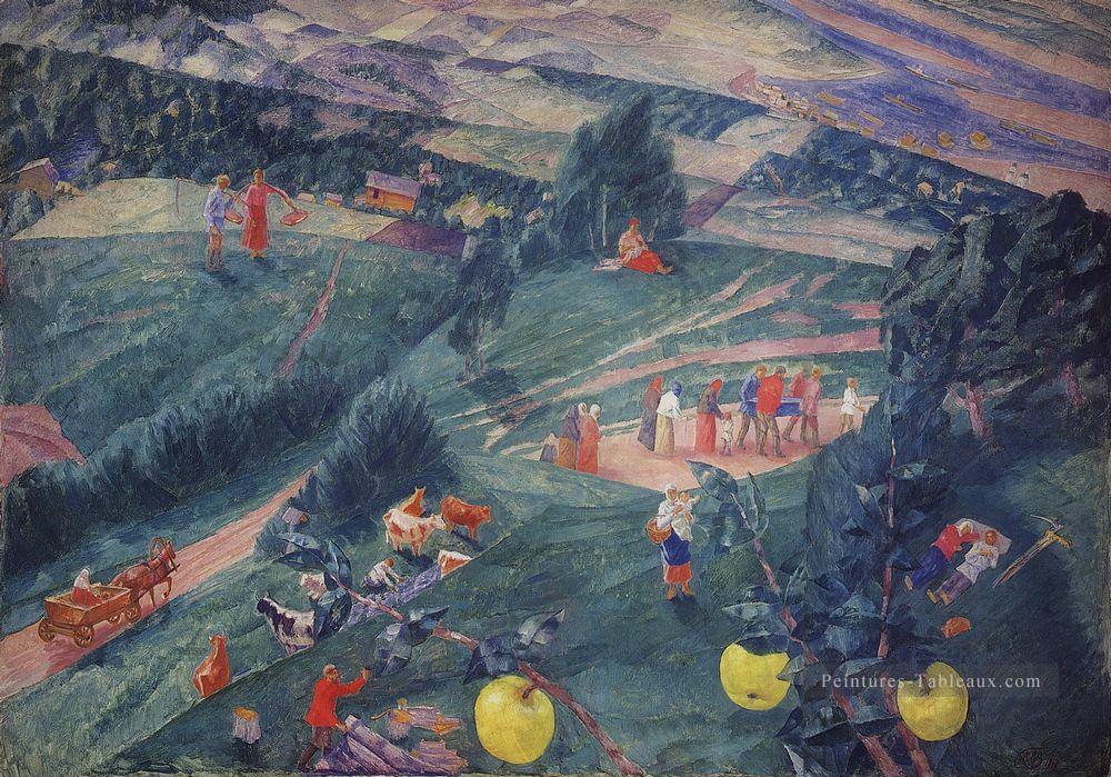 midi 1917 Kuzma Petrov Vodkin Peintures à l'huile